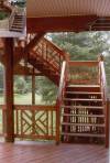 A deck and staircase